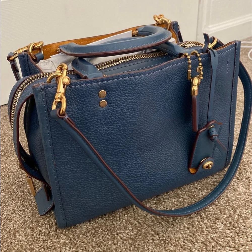 Coach rogue 25 in dark denim